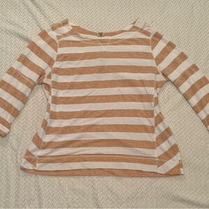 Lou and grey botique top size large. striped, light, cozy, and perfect for fall!